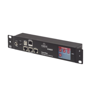 Gateway de Gestión y Monitoreo Ambiental para Centro de Datos GUARDIAN / 1U Compacto / 3 Puertos de Sensores / Pantalla LCD Táctil / SNMP, BACnet, Modbus/TCP