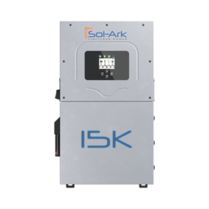 Inversor Hibrido SOL-ARK, 15 Kw, 220 Vcc, Fase Dividida, IP65, Entrada de Baterías a 48 Vcc