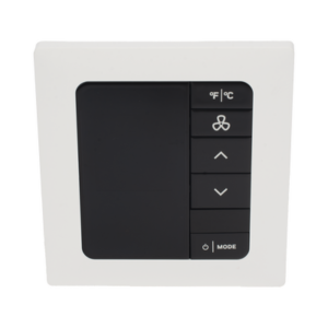 INNCOM e7 EMS / Termostato de Gestión Energética / 100-277 VAC / FCU 2 y 4 Tubos / BACnet MS/TP y Wi-Fi / Sensor PIR / Blanco Hielo
