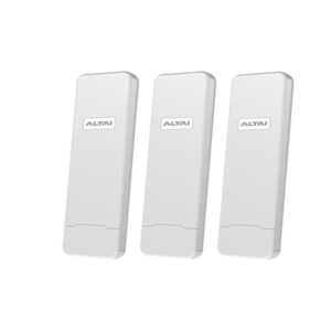 Kit WiFi para Hotspot Comunitario (3 AP) / Cobertura hasta 800 m / Nube Gratuita / Ideal para Iniciar WISP / 128 Usuarios por AP
