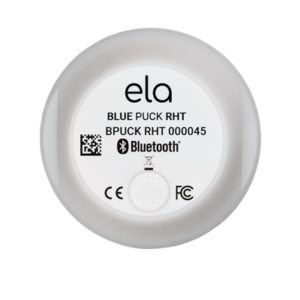Sensor BLE de Temperatura y Humedad BLUEPUCK RHT — IP65, Alcance 500m, Batería 18 Años, Compatible Teltonika/Ruptela/TopFly