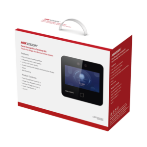 Kit de Control de Acceso TODO INCLUIDO con Lector de Rostros, QRs y Tarjetas / 1,500 rostros / Compatible con App HIKConnect /Incluye Electroimán  Botón de Salida y Montajes Z y L para imán / HIK-IA