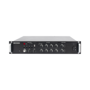 Amplificador de audio | 2 zonas de 250W  | 100V/70V | Calendarización de eventos | Biblioteca de Materiales de Audio | Entrada de Alarma