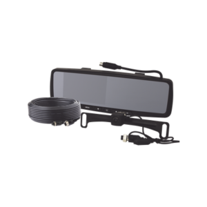 Camara de Reversa Alambrica y Monitor Tipo Retrovisor de 4.3 pulgadas, Incluye cámara para placa de 170°