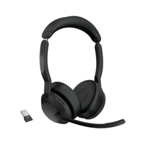Diadema / Auricular Jabra Evolve2 55 Stereo / Bluetooth 5.2 + USB-A / Cancelación Activa de Ruido / 18h Batería (25599-999-999)