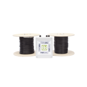 MICALERT Cable Sensor para Paredes, Rejas Rigidas o barandales / 2 zonas de 305 metros / 610 Metros de Protección Total/Tarjeta LPU400/Calibración via software