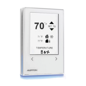 Microset 4 BACnet MS/TP / Sensor de Pared con Pantalla Táctil de Vidrio Reforzado / Sensores de Temperatura y Humedad / Alerton by Honeywell / Procesador ARM Cortex-M4