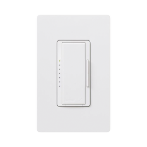 Atenuador de pared Maestro RF PRO de 120 V, 250 W en LED o 500 W incandescente, fase seleccionable y neutro opcional, para RadioRA 2, RA2 Select y RadioRA 3