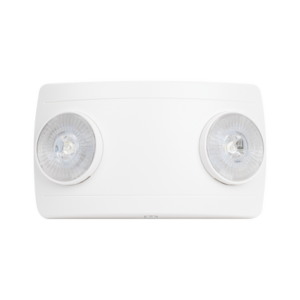 Luz de Emergencia LED / Doble LED 1W 150 lúmenes / Batería Ni-Cd 3.6V 900mAh / 90 min Autonomía / Voltaje Universal 127-240 VAC / UL 5VA / Blanco