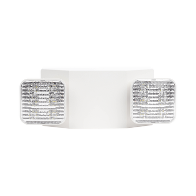 Luz LED de Emergencia / Doble LED 1W / 150 Lúmenes / Voltaje Universal 127-277 VAC / Batería Ni-Cd 3.6V 900mAh / UL 5VA / 90 min Autonomía