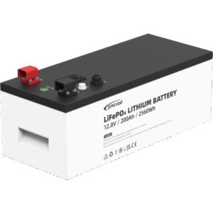 Batería de litio LiFeO4 12.8Vcc, 200Ah, 2.56Kwh, Pantalla LCD para Monitoreo Local, Carcasa Metálica