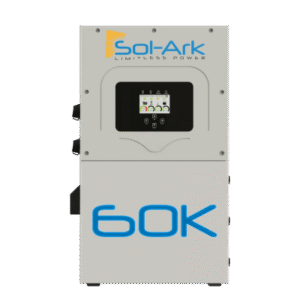 Inversor Hibrido Interactivo SOL-ARK, 60 Kw, 480 Vcc, 3 fases, IP65, Entrada de Baterías a 160-800 Vcc