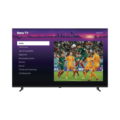 SmartTV QLED 32 Pulgadas / HD / ROKU TV / Control Parental / WiFi Integrado / VESA 100x100 mm
