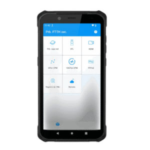 PDA Profesional Todo-en-Uno para Redes de Fibra Óptica / 2 Puertos 2.5GB / Función VFL 10mW / Función OPM / WiFi 6 / Puerto HDMI / Protección IP65