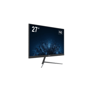 Monitor LED Full HD (1080p) de 27" / Bocinas Integradas / 100 Hz / Ideal para CCTV, Oficina y Hogar / Entrada HDMI-VGA / VESA (100 X 100) / Uso 24/7 / IPS / Ultra Delgado