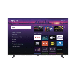 SmartTV QLED 58 Pulgadas / 4K UHD / ROKU TV / Contraste 5000:1 / 1.07 Mil Millones de Colores / Dolby Audio / WiFi Integrado / VESA 200x200 mm