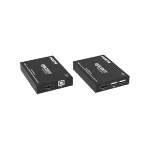 Extensor HDMI con KVM | Sobre IP | Transmisión hasta 150m | Cat5e/6 | HDCP 1.4 | 1080p | Control IR | Compatible con Switch 1G