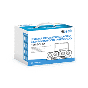 (MICRÓFONO Integrado) Kit TurboHD 1080p Lite / DVR 4 canales / Audio por Coaxitron / 4 Cámaras Bala de Policarbonato con Micrófono Integrado