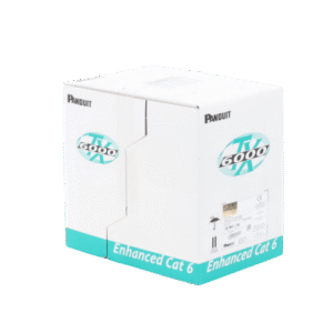 Bobina de Cable UTP 305 Metros (1000 Pies) de Cobre, TX6000? PanNet, Reelex, Blanco, Categoría 6 Mejorado (23 AWG), PVC (CM), de 4 Pares