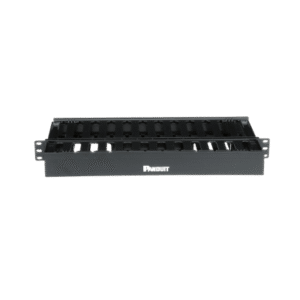 Organizador de Cables Horizontal PatchLink, Doble (Frontal y Posterior), Para Rack de 19in, 1UR