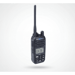 Radio Portátil Marino VHF / Sumergible IP67 / Luz Activada por Agua / NRC Reducción de Ruido / Dual-Watch / 5W / FM (F3E)