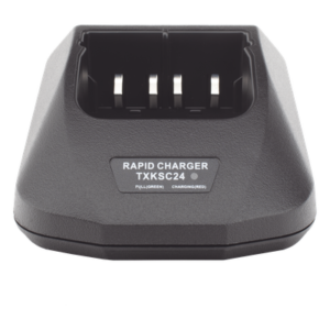 Cargador de Escritorio / Carga Rápida / Compatible con Radios Kenwood TK Series / LED de Estado / Carga con o sin Radio