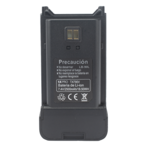 Batería Li-Ion / 2500 mAh / Conector USB-C / Para Radio Portátil / Diseño Compacto