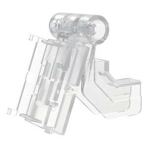 Gancho en T para Etiqueta Electrónica / Ángulo Ajustable / Poste 6-8 mm / Compatible 2.13" - 2.66" - 2.9"