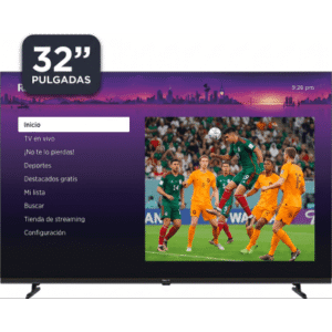 Smart TV QLED / 32 Pulgadas / HD 1366x768 / Wi-Fi / 3 HDMI / VESA 100x100 mm