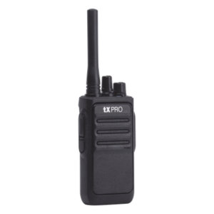 Radio Portátil Analógico UHF / 400-470 MHz / 2W / 16 Canales / VOX Manos Libres / Batería 6-8 hrs / 161 g (5.68 oz)