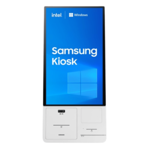 Kiosco Interactivo / 24" Full HD / Touch Antibacterial / Windows IoT / Intel Core i3 / Wi-Fi / Dockable con Impresora Térmica