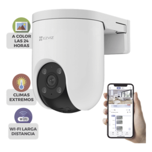 Cámara PT IP / 4K 8 Megapixel / Wi-Fi / Visión Nocturna a Color 0.5 lux / Panorámica 360° / Auto Seguimiento Zoom / Audio Bidireccional / IP65