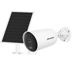 Cámara Bala IP Solar / 4 MP / AOV / Lente 2.8 mm / Iluminación Dual 30 m (98.4 ft) / 4G / IP66