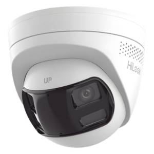 Cámara Turret IP / 8 Megapixel / Panorámica 180° / Dual Light 30 m (98.4 ft) / PoE / Audio Bidireccional / IP67