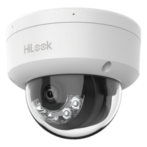 Cámara Domo IP / 2 Megapixel / Dual Light 20 m (65.6 ft) IR + 15 m (49.2 ft) Luz Blanca / Micrófono Integrado / PoE / AcuSense Lite / Interior