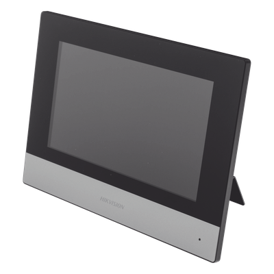 Monitor IP WiFi Touch Screen / Pantalla 7" / Resolución 1024 x 600 / Wi-Fi 2.4 GHz / Ethernet 10/100 Mbps / PoE Estándar / Audio Bidireccional / Integración 16 Cámaras IP 2 MP