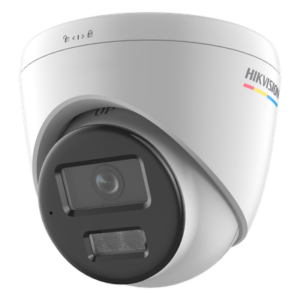 Cámara Turret IP / 4 Megapixel / Color 24/7 / Lente 2.8 mm / FOV 101.5° / IR 30 m (98.4 ft) + Luz Blanca 30 m (98.4 ft) / WDR 120 dB / IP67 / PoE