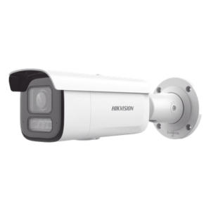 Cámara Bala IP / 8 Megapixel (4K) / Lente Motorizado 2.8-12 mm / Dual Light 60 m (196.9 ft) / AcuSense / WDR 120 dB / PoE 802.3at / IP67 / IK10